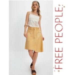 FREE PEOPLE | Sahara Midi Skirt